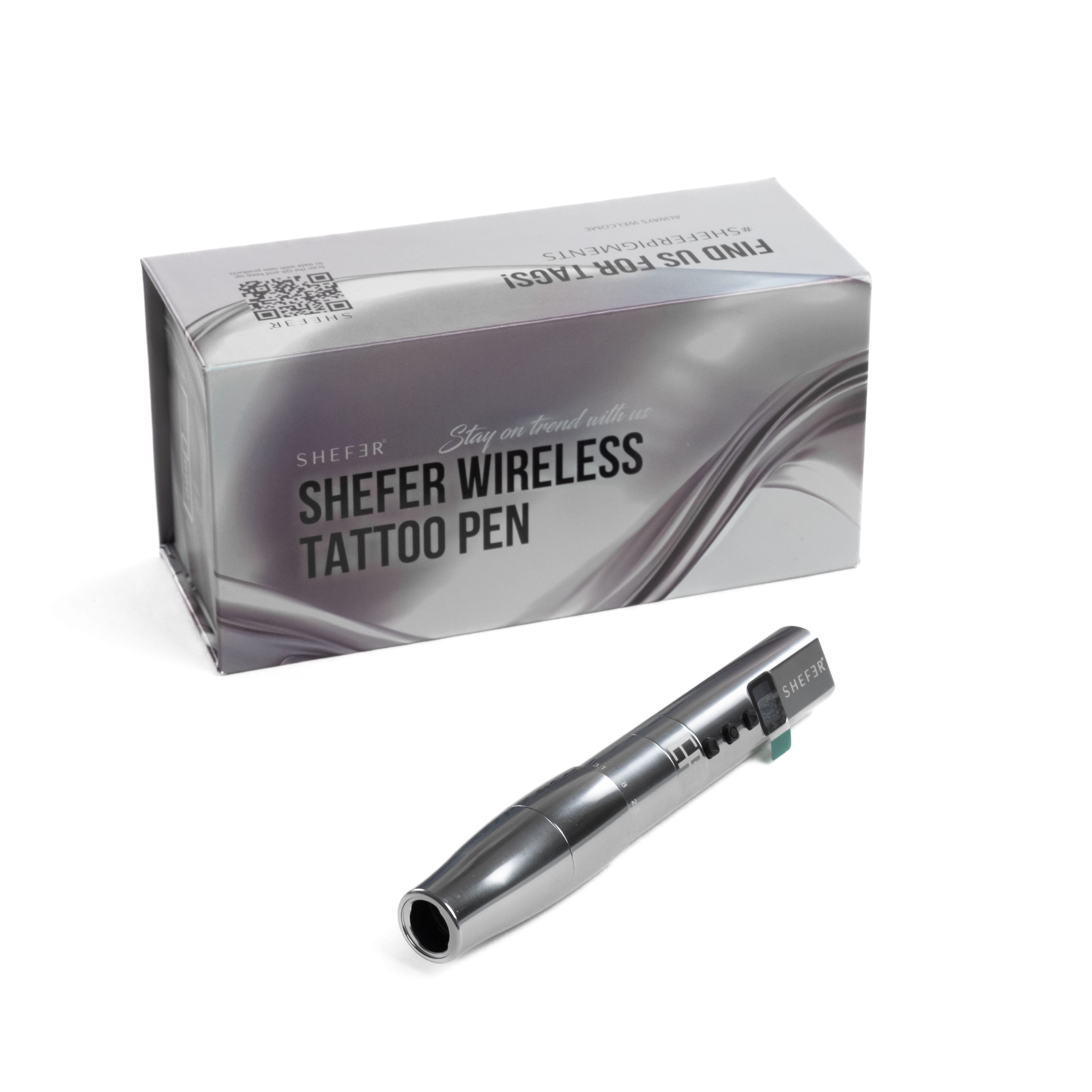 Беспроводная машинка SHEFER Wireless Tattoo Pen Silver thumbnail 3